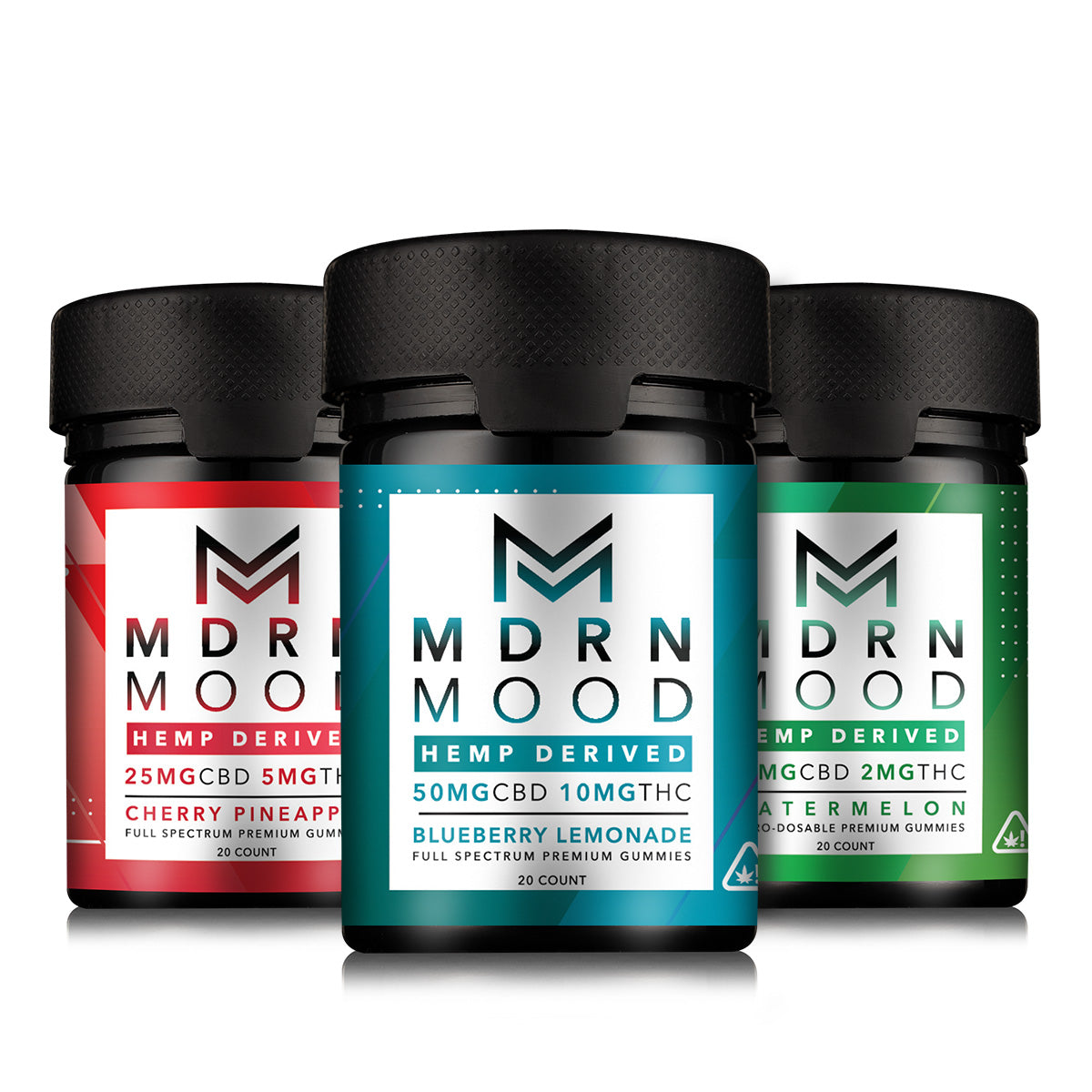 Mdrn Mood 3pack - Mixed Variety (60ct) - CBD Comfort Store