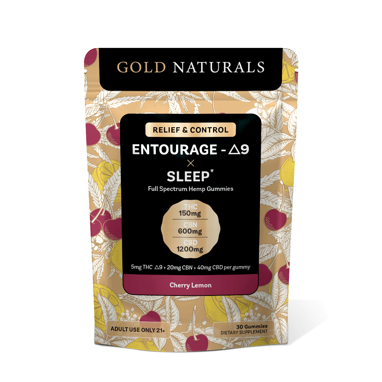 5 mg Entourage Δ9 x Sleep Gummy - Utah Compliant - CBD Comfort Store