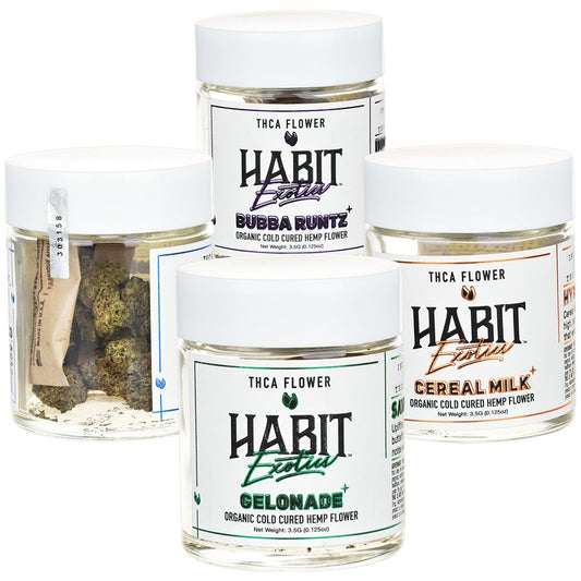 Habit Exotics Organic Cold Cured THCA Hemp Flower | 3.5g - CBD Comfort Store
