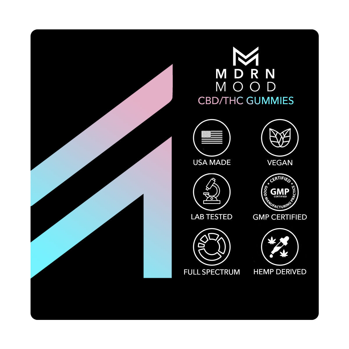 Mdrn Mood 3pack - Mixed Variety (60ct) - CBD Comfort Store