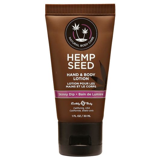 Earthly Body Hand & Body Velvet Lotion Skinny Dip 1oz - CBD Comfort Store