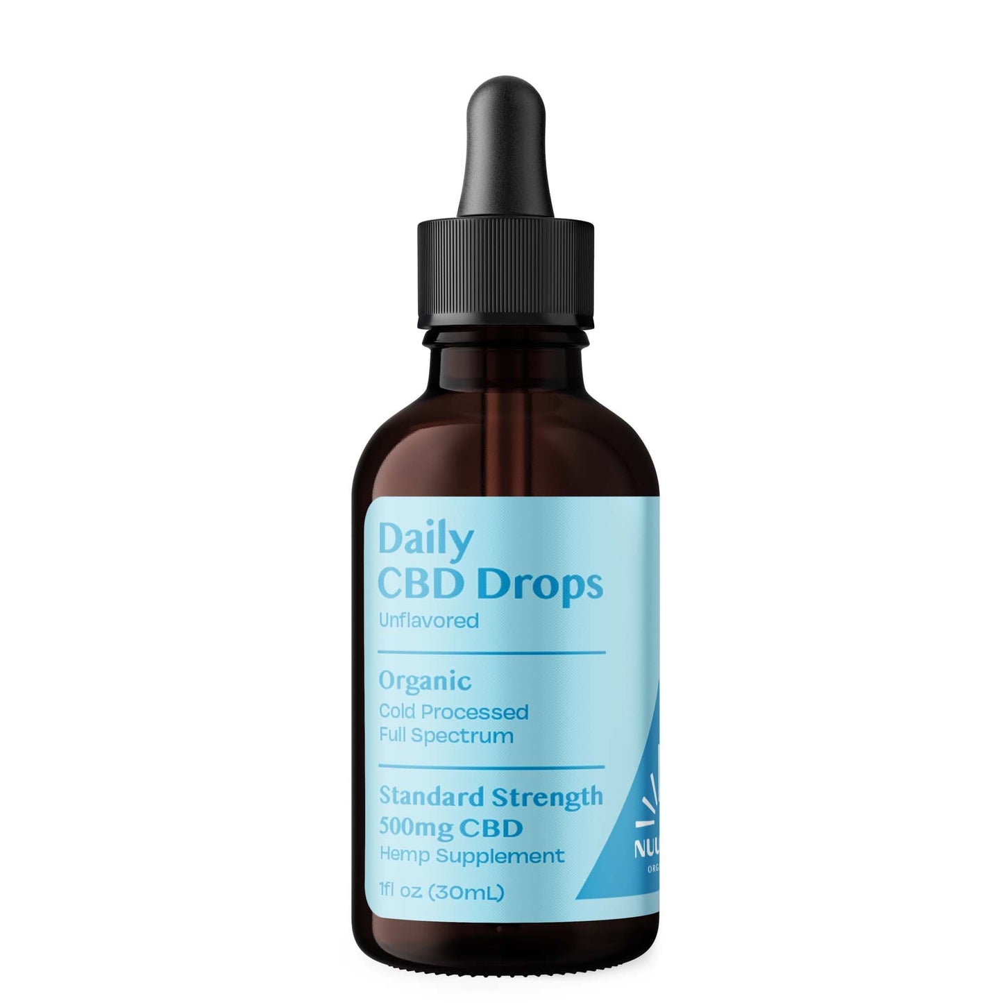 Organic Daily CBD Drops - Unflavored 500mg Full Spectrum - CBD Comfort Store